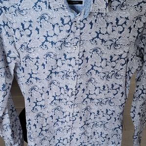 Mens  Eight X Premium Buckle Exclusive Size M Slim Fit Button Up Shirt